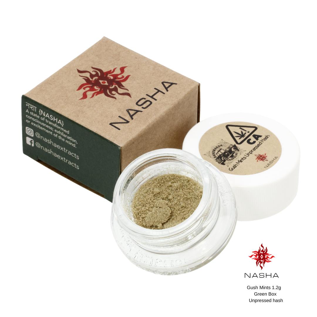 Gush Mints 1.2g Green Unpressed Hash (Bandwagon)