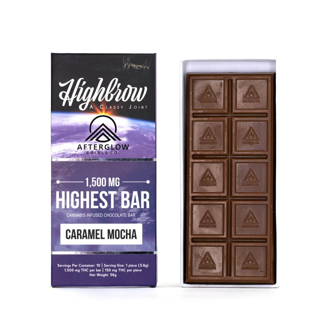 Highbrow/Afterglow Caramel Mocha Highest Bar 1500mg