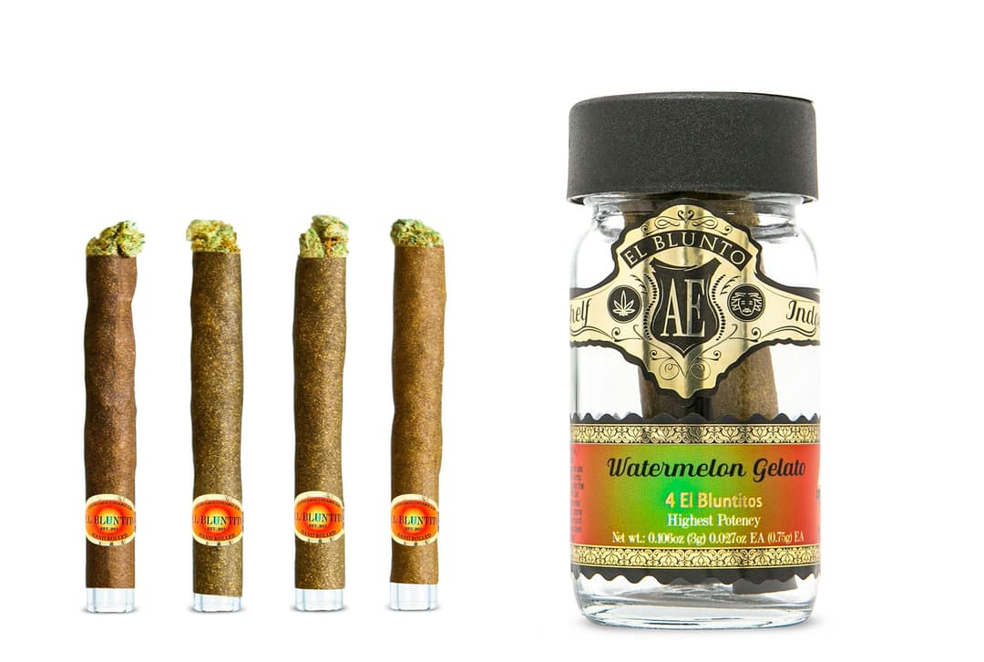 El Bluntito - 4-Pack - Watermelon Gelato - 4 x .75G [Mini Blunt Pack]