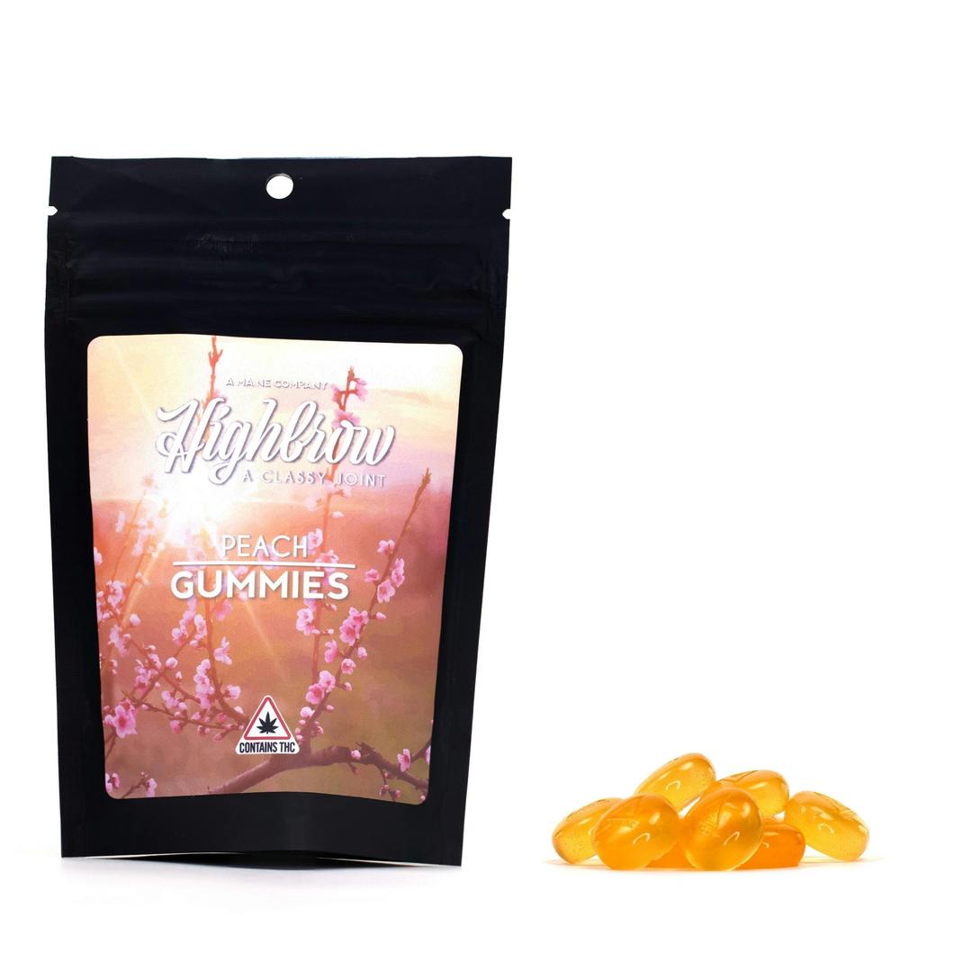 Highbrow Peach Gummies 100mg