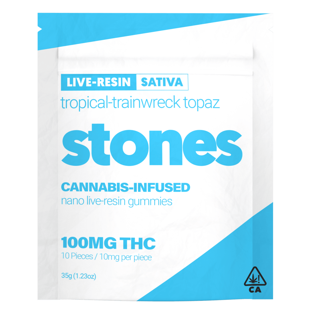 Tropical Trainwreck Live Resin (100mg) Vegan Gummies