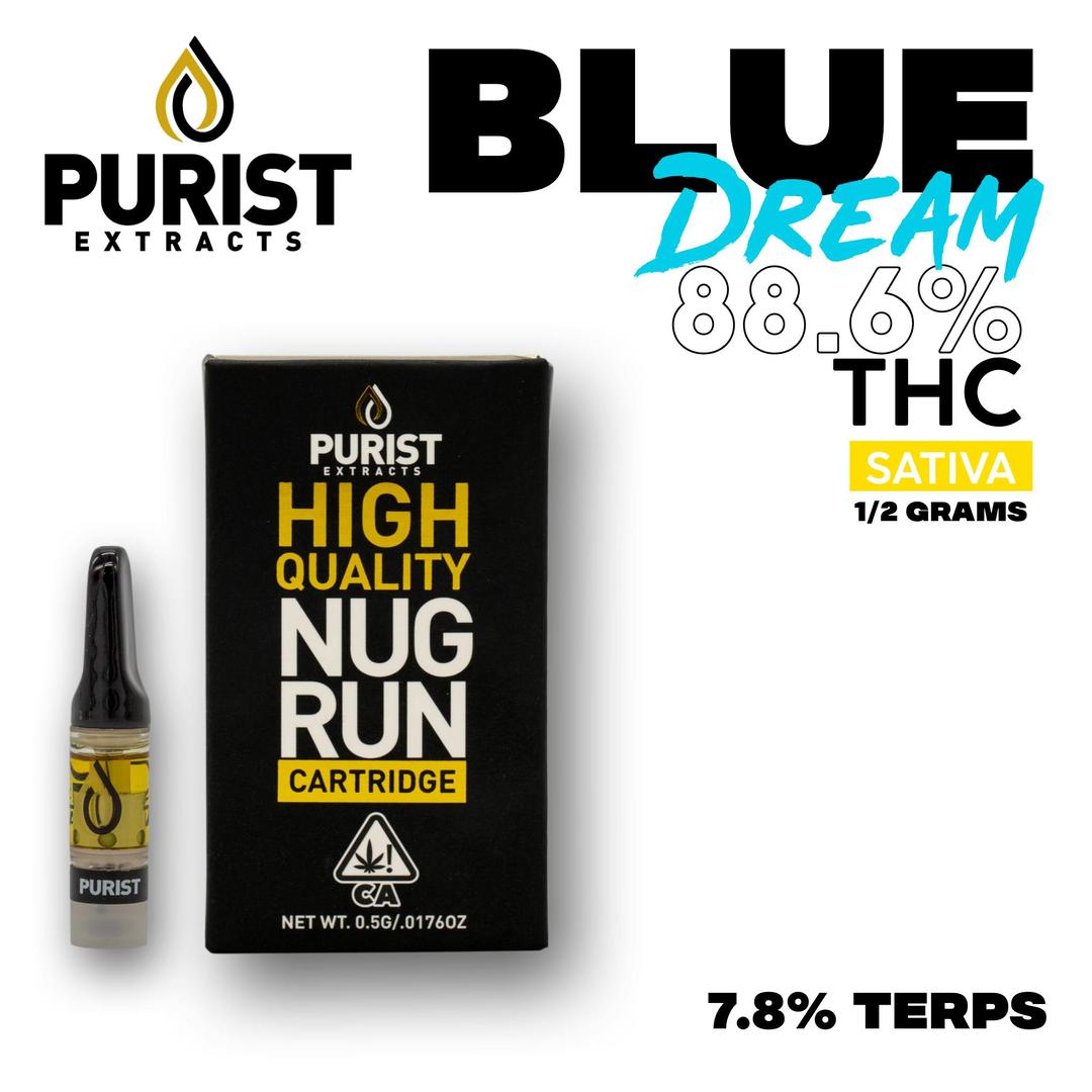 Blue Dream Nug Run 1/2 Gram Cartridge