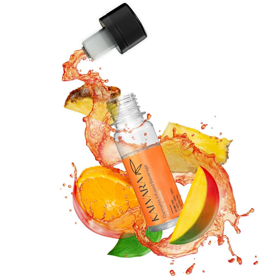 Kalvara Tropical Inspire THC Cannabis Cocktail