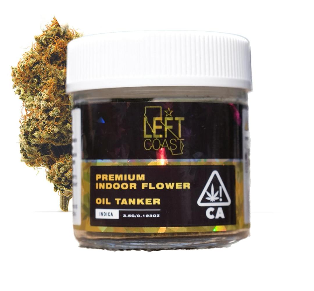 Oil Tanker - 3.5G Left Coast FLOWER JAR - INDICA