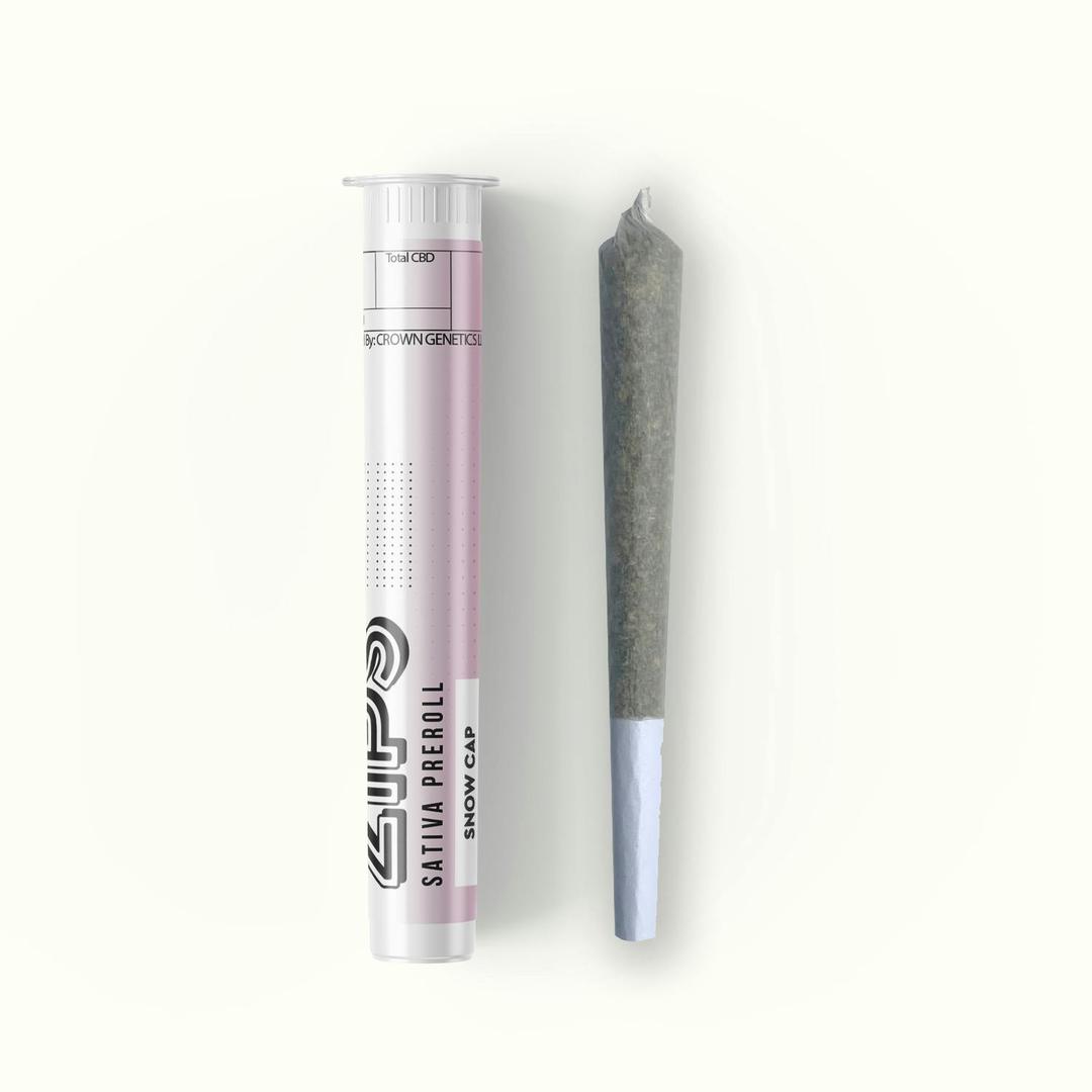 Zips by Crown Snow Cap Single Preroll