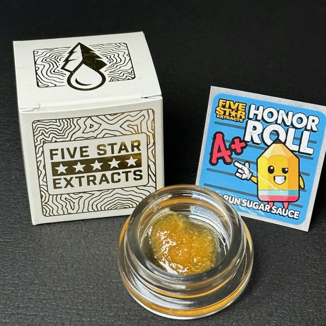 Five Star Extracts: Honor Roll - 1 Gram Nug Run Sugar Sauce