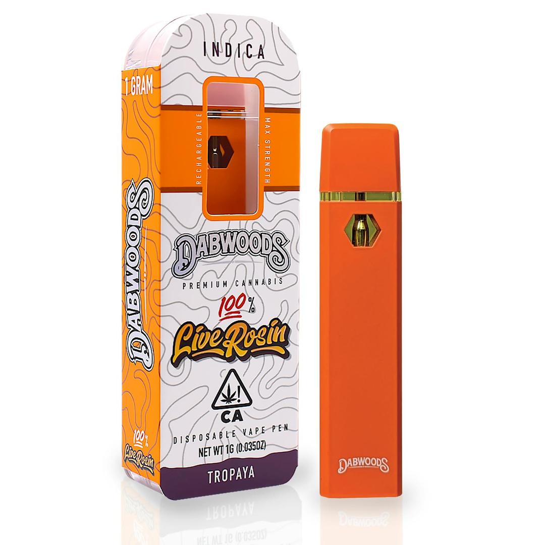 DABWOODS 1 GRAM LIVE ROSIN ALL IN ONE DEVICE TROPAYA