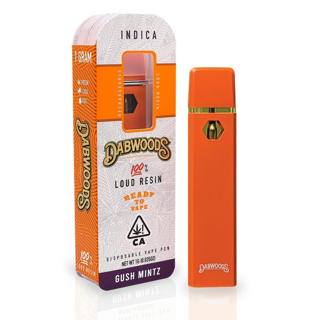 DABWOODS 1 GRAM LIVE RESIN ALL IN ONE DEVICE GUSH MINTZ