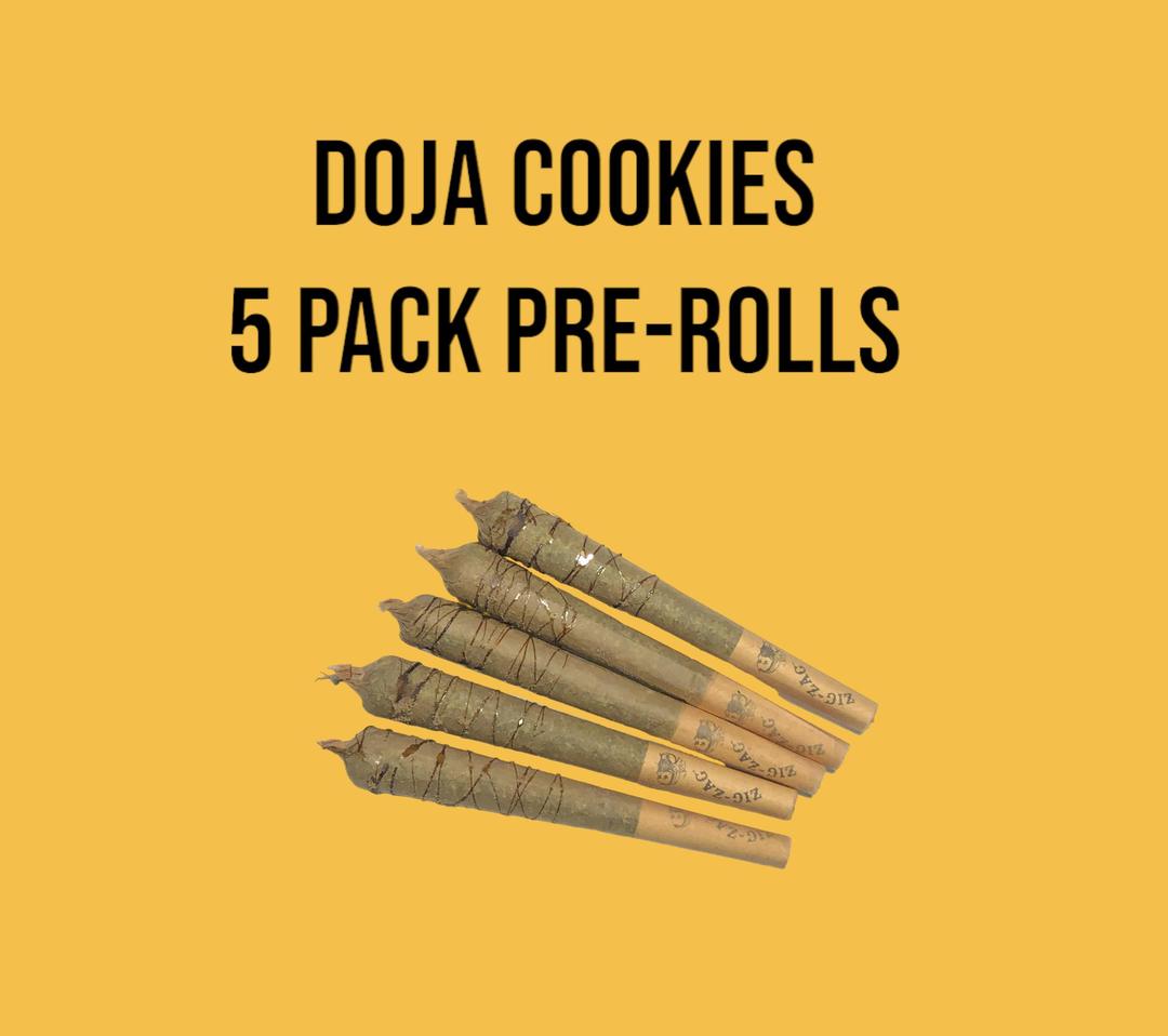 Doja Cookies Pre-Roll with Hash Rosin & Kief Coating - 1 1/4s - 5 Pack