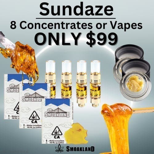 Sundaze: 8 Concentrates or Vapes | $99