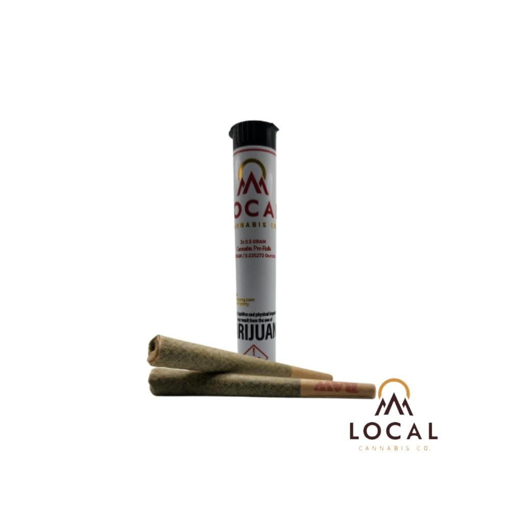 Local 1g Pre-Roll (2 X .5) - Lemon Cherry Gelato x Apres x Payaya