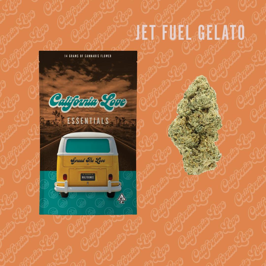 1/2oz Essentials | Packaged Flower | Jet Fuel Gelato | 14.0g