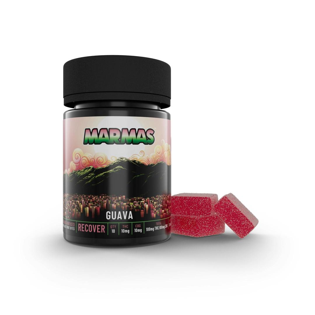 Guava Marmalade Bites 100mg CBG : 100mg THC