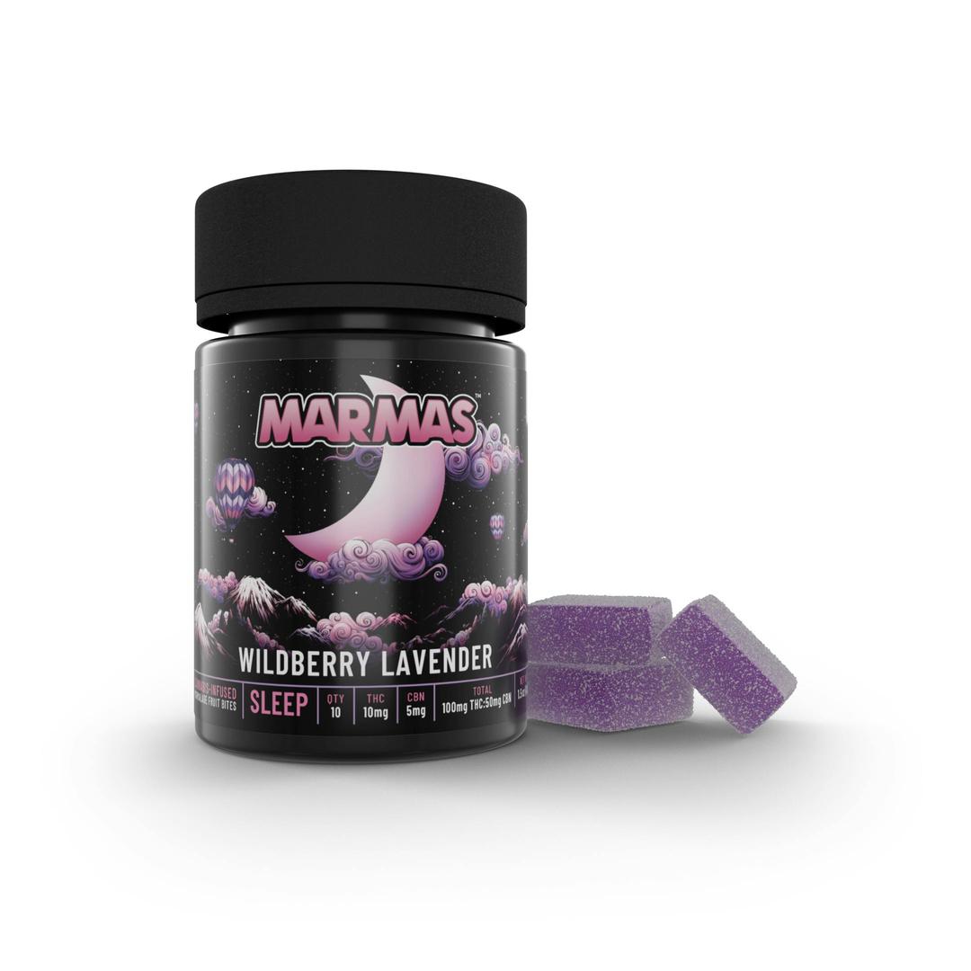 Wildberry Lavendar Marmalade Bites 100mg THC : 50mg CBN
