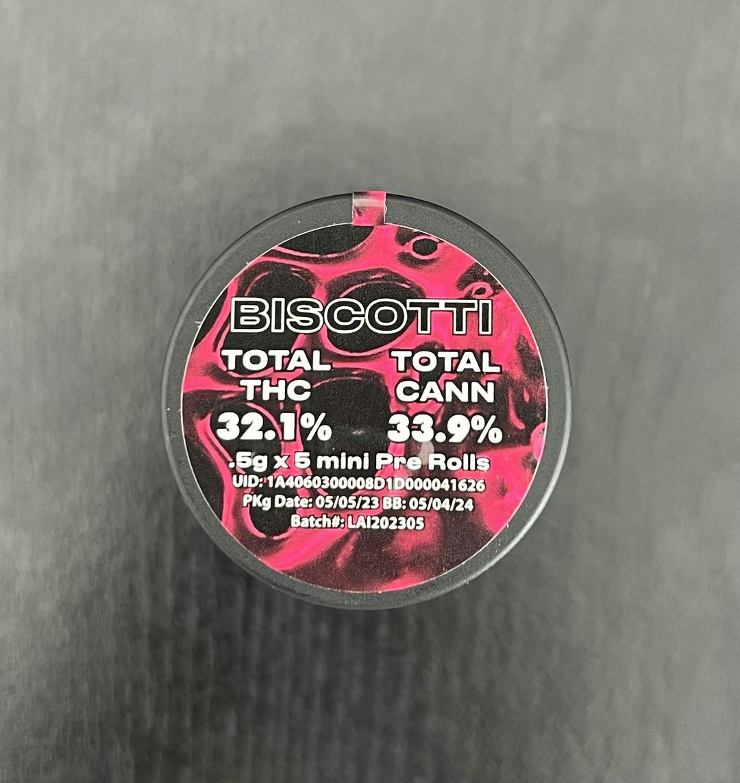 BISCOTII 5PACK PREROLLS
