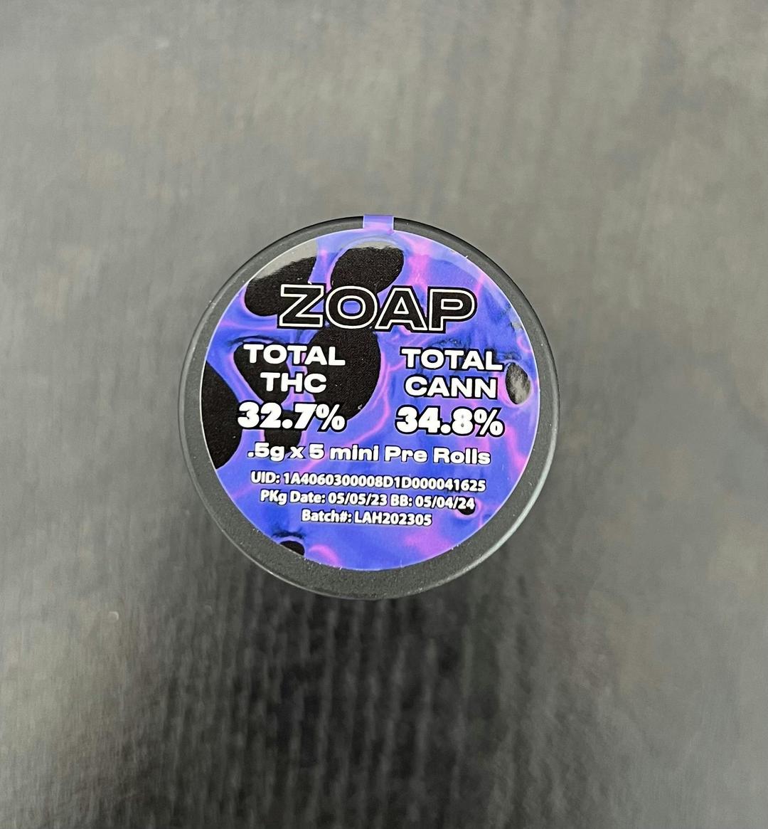 ZOAP 5PACK PREROLLS