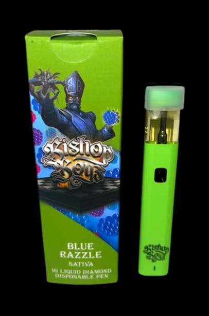 Bishop Boyz Liquid Diamond Disposable 1g Blue Razzle