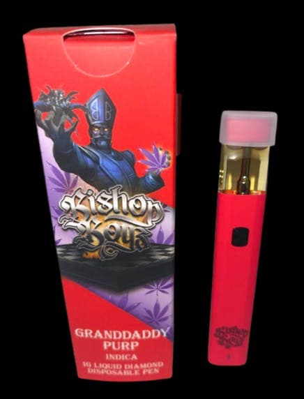 Bishop Boyz Liquid Diamond Disposable 1g Grandaddy purp
