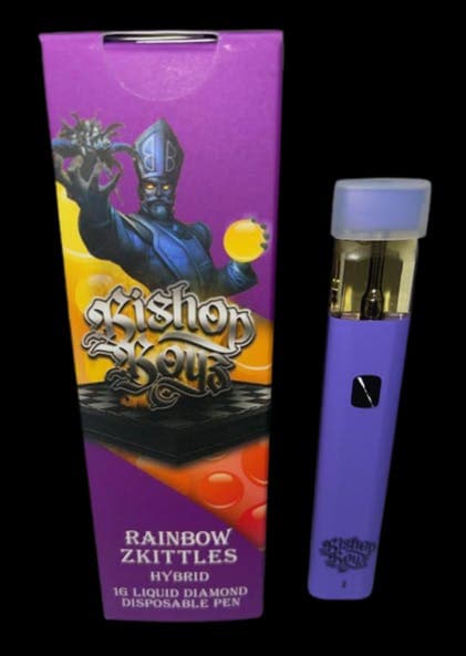 Bishop Boyz Liquid Diamond Disposable 1g Rainbow zkittles