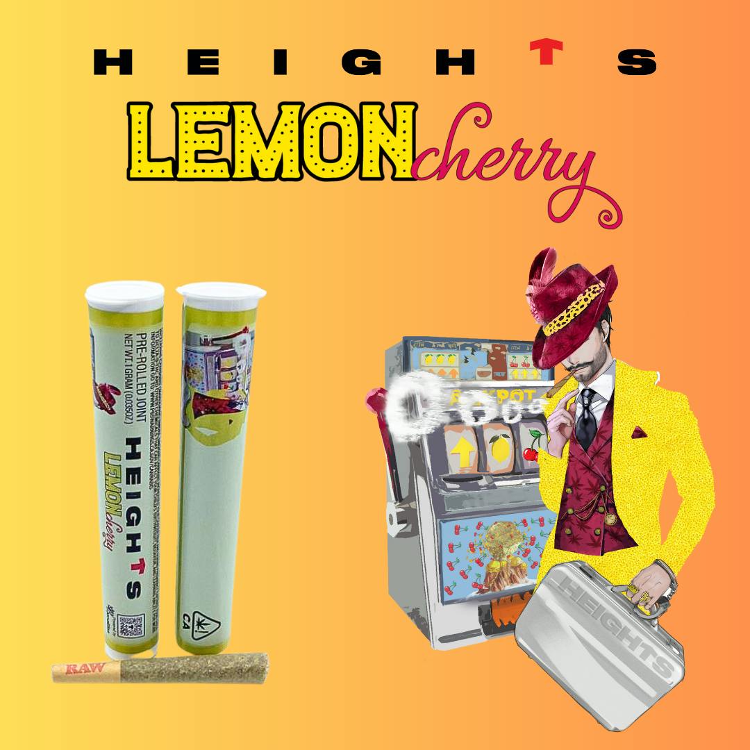 HEIGHTS Lemon Cherry Gelato - 1g Pre-Roll