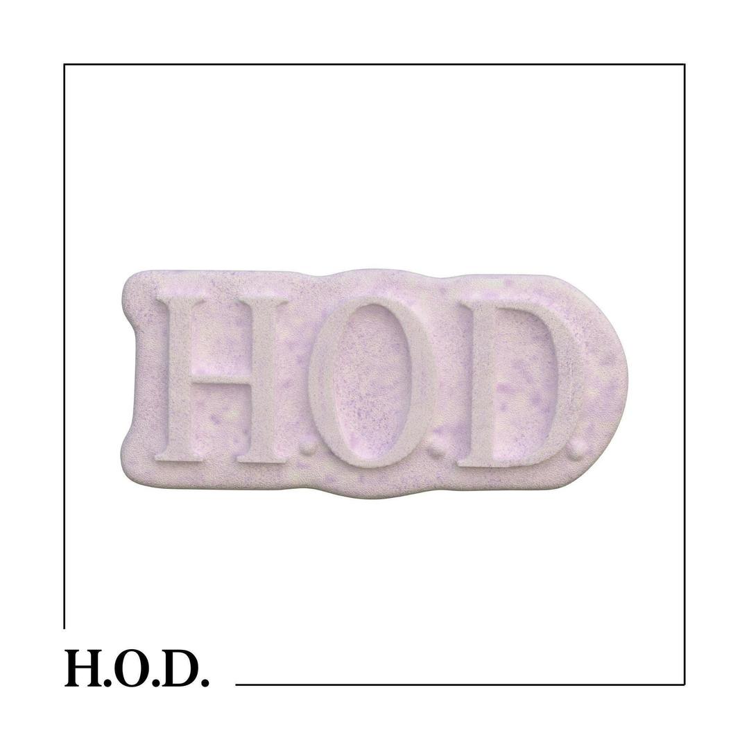H.O.D. CBD Rose Bath Bomb 200mg