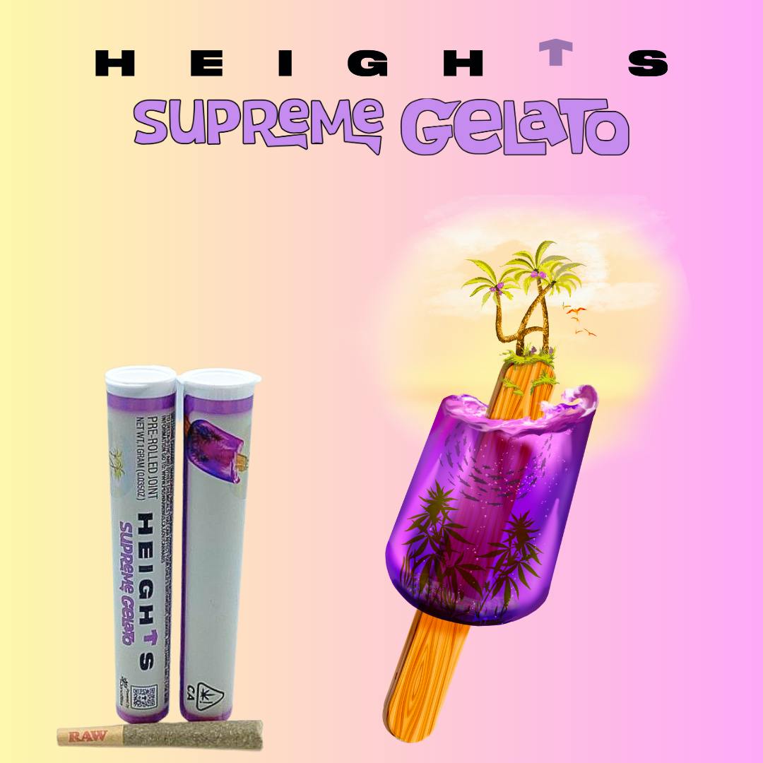 HEIGHTS Supreme Gelato - 1g Pre-Roll