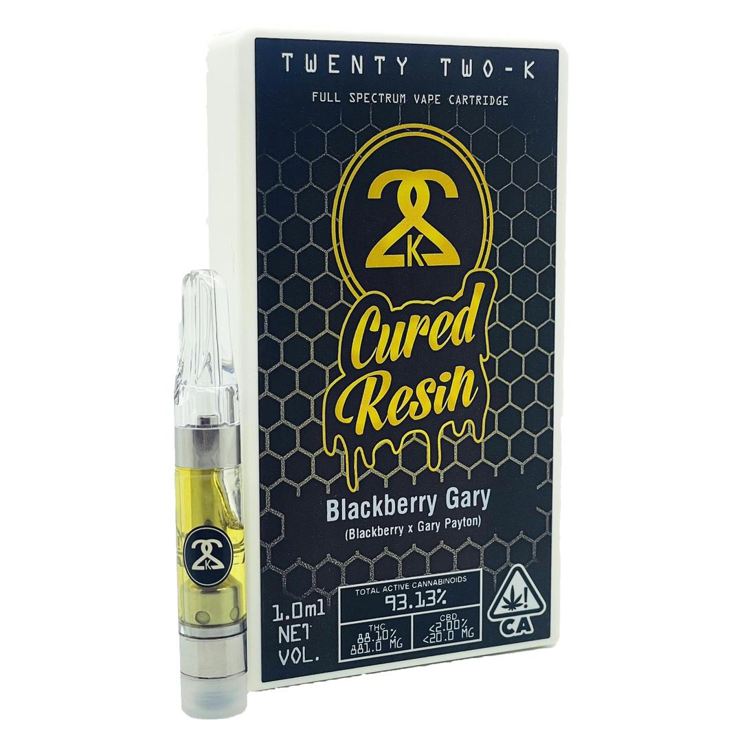 22K - Cured Resin - Blackberry Gary - 1.0ml Cartridge