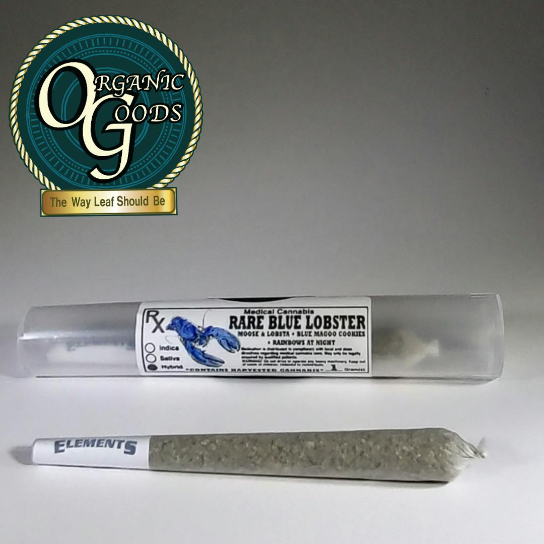 Organic Goods Pre-Roll Rare Blue Lobster 1 G