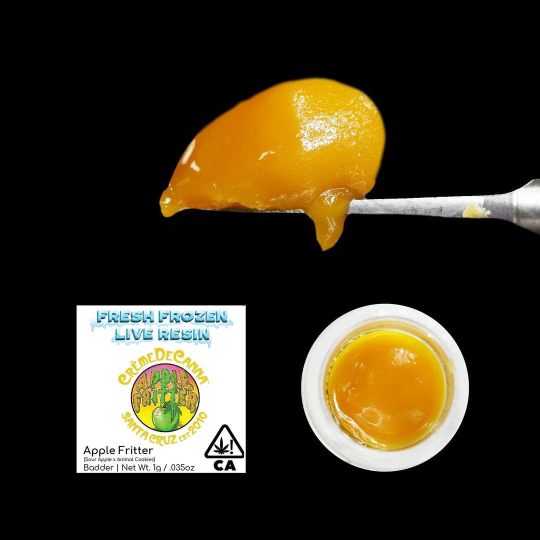 Creme De Canna - Fresh Frozen Live Resin Badder - Apple Fritter - 1g