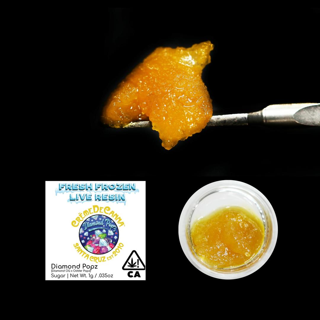 Diamond Popz Fresh Frozen Live Resin Sugar 1g