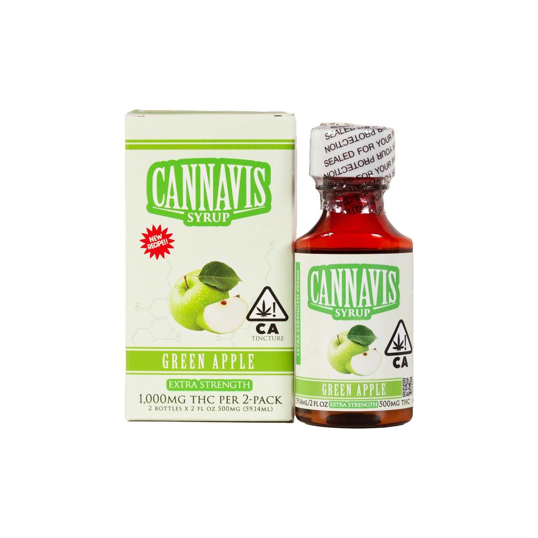 1,000MG Green Apple Syrup Tincture Box (2pk)