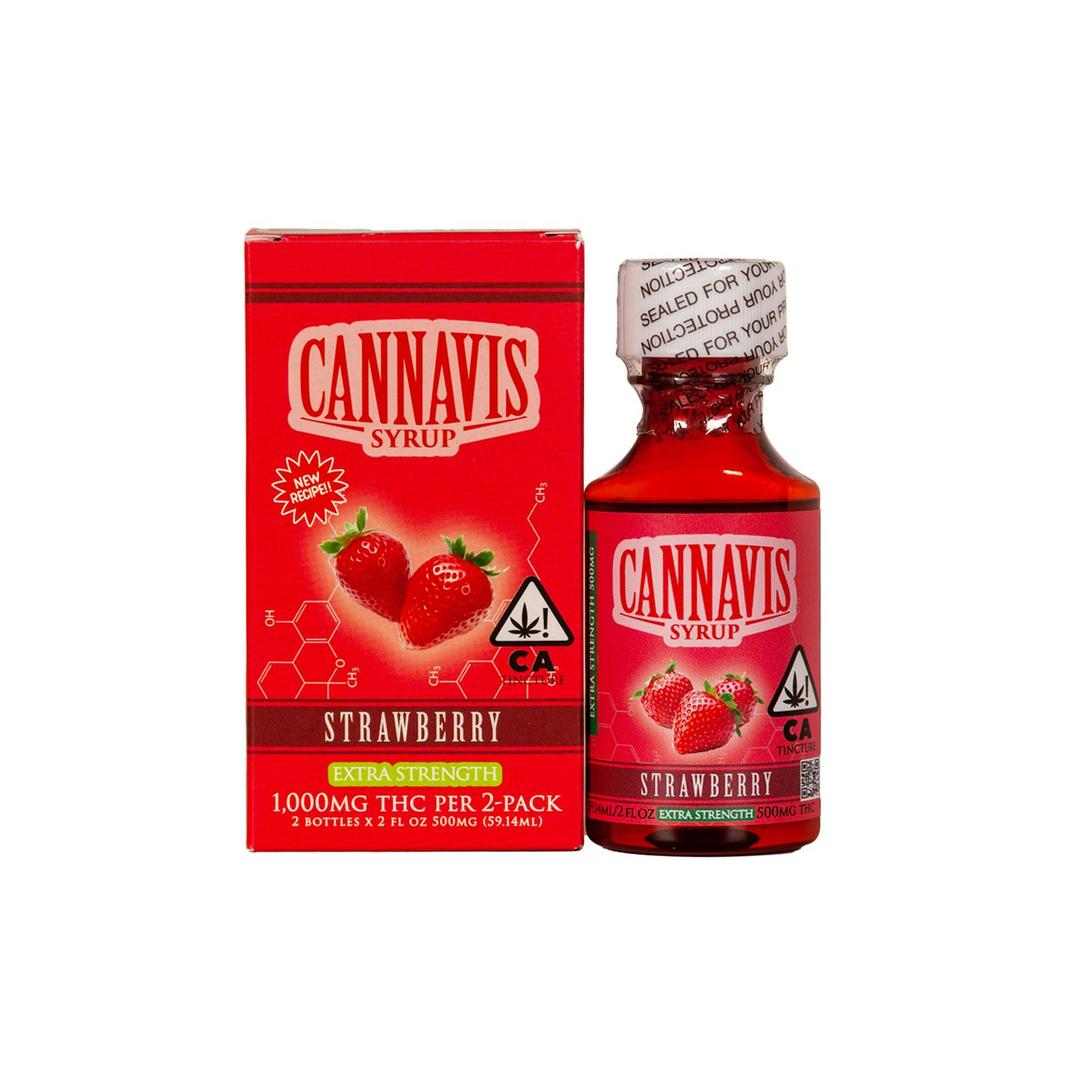 1,000MG Strawberry Syrup Tincture Box (2pk)