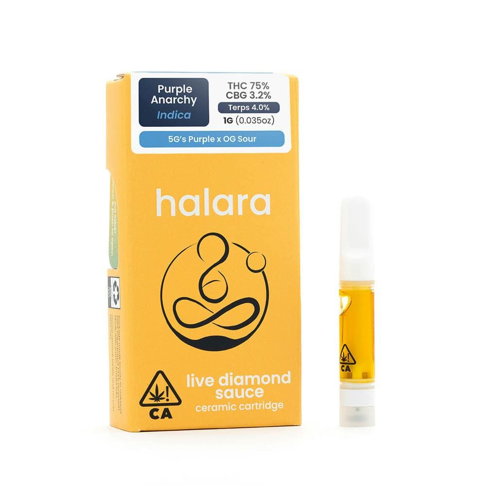 Live Diamond Sauce - Purple Anarchy 1G Cartridge