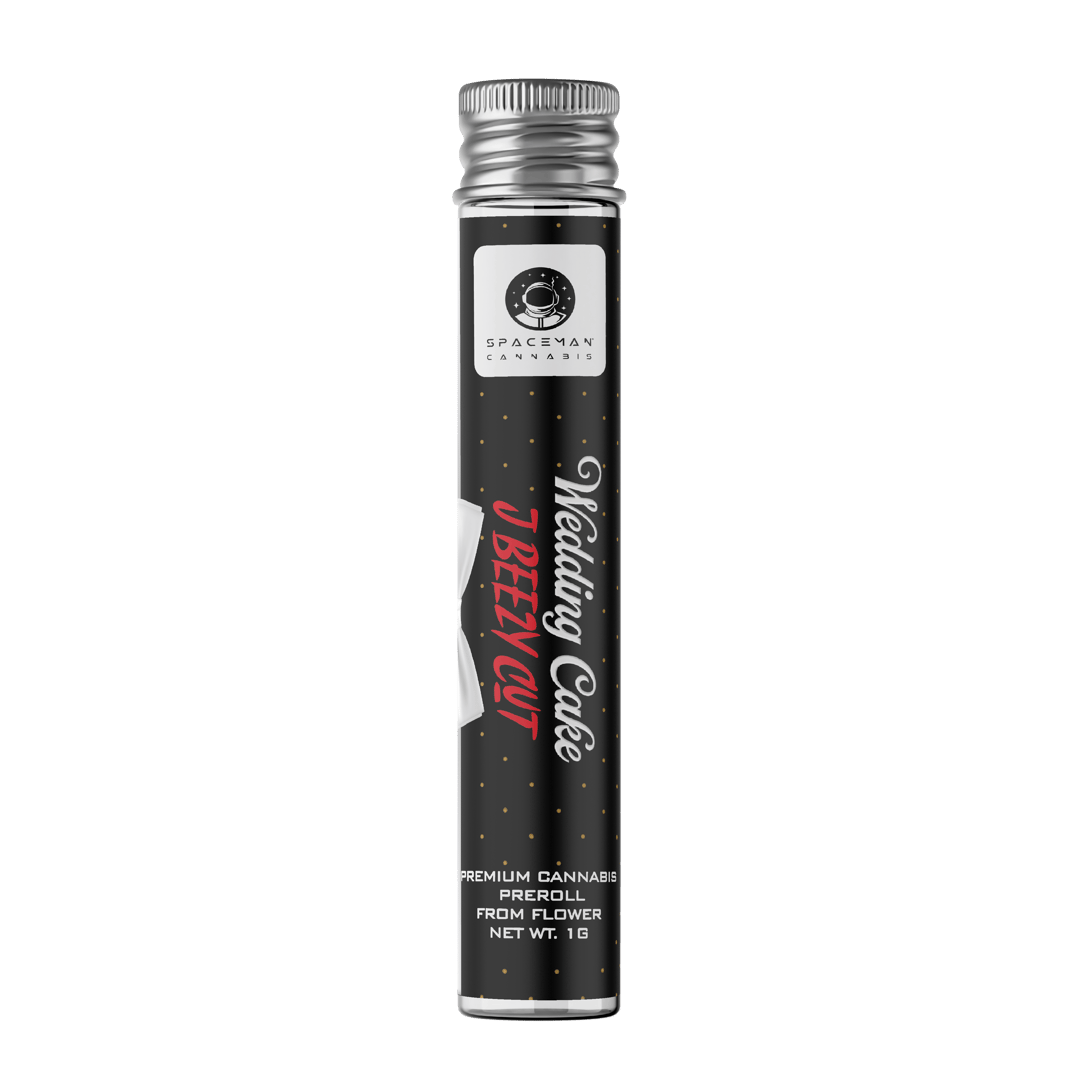 Spaceman - 1g All-Flower Pre Roll - Wedding Cake JB Cut