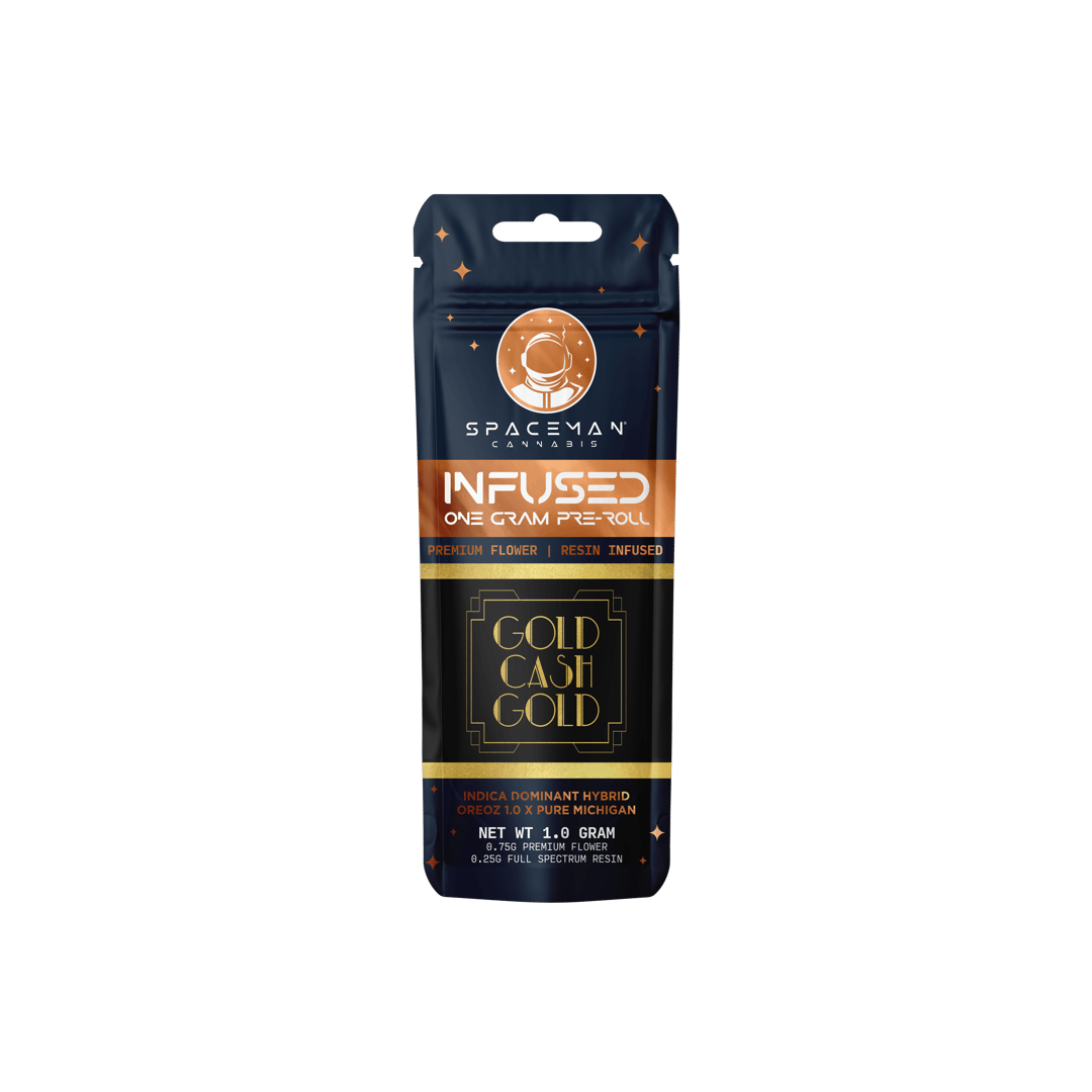 Spaceman - 1g Resin Infused Pre-Roll - Gold Cash Gold