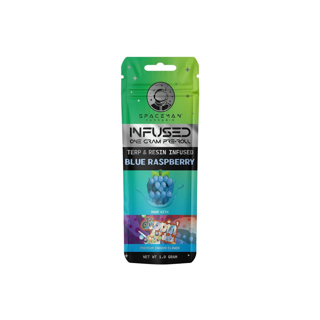 Spaceman - 1g Terp & Resin Infused Pre-Roll - Blue Raspberry + Dippin Dots