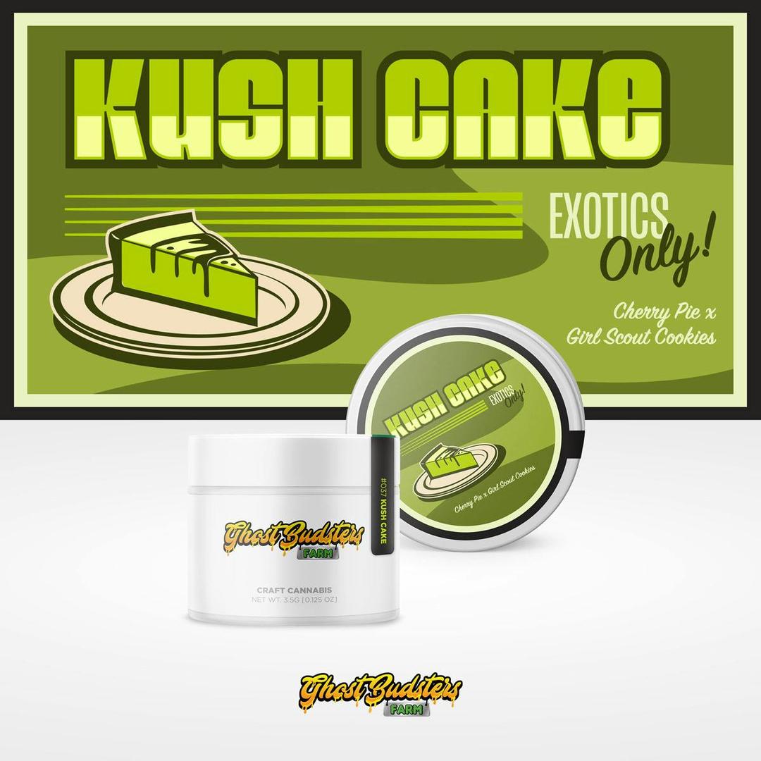 Kush Cake | Pre-Packaged Eighth | GhostBudsters Farm