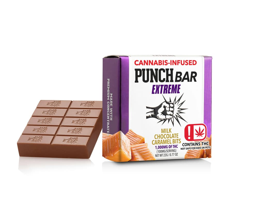 Milk Chocolate Caramel Extreme PunchBar 1,000mg (OK)