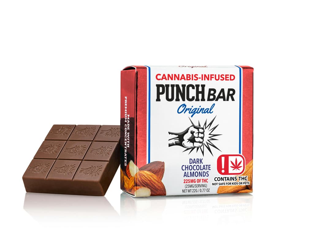 Dark Chocolate Almond PunchBar 225mg (OK)