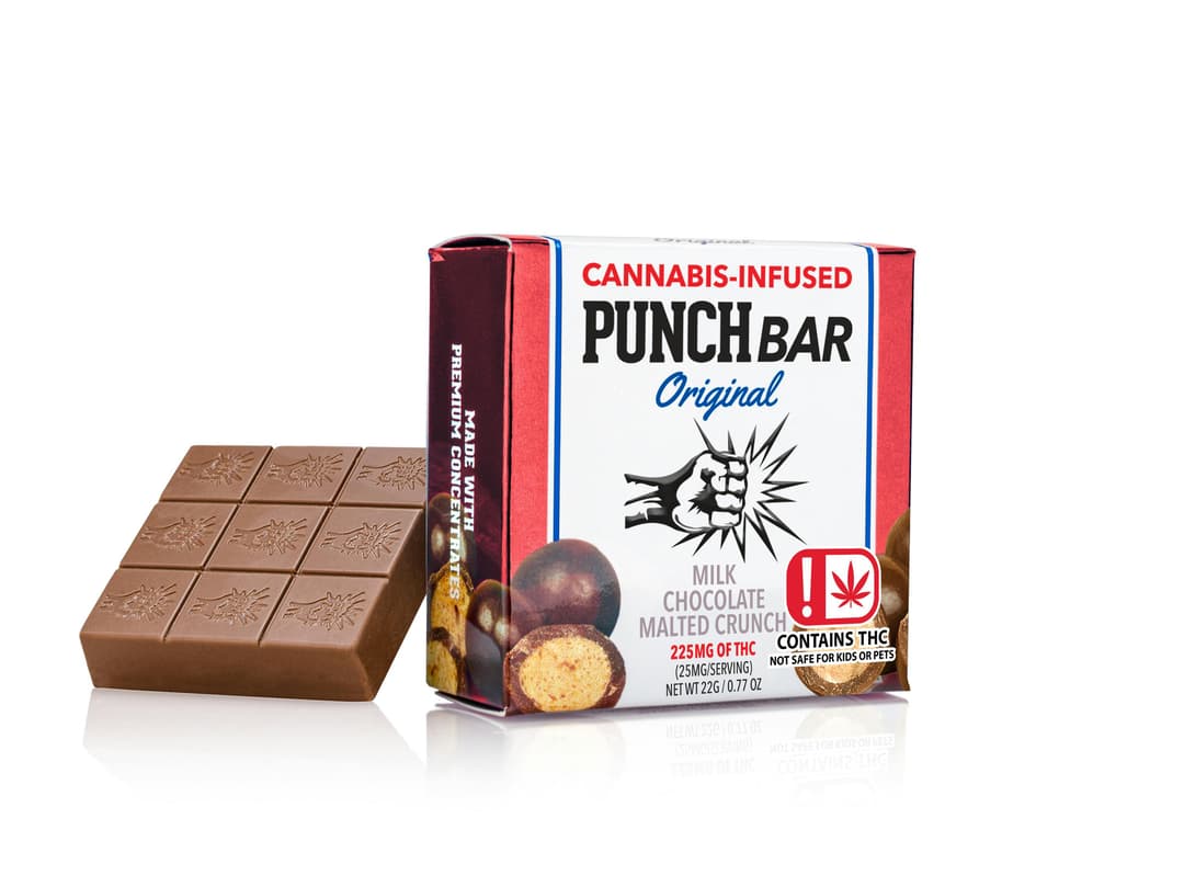 Milk Chocolate Malted Crunch PunchBar 225mg (OK)