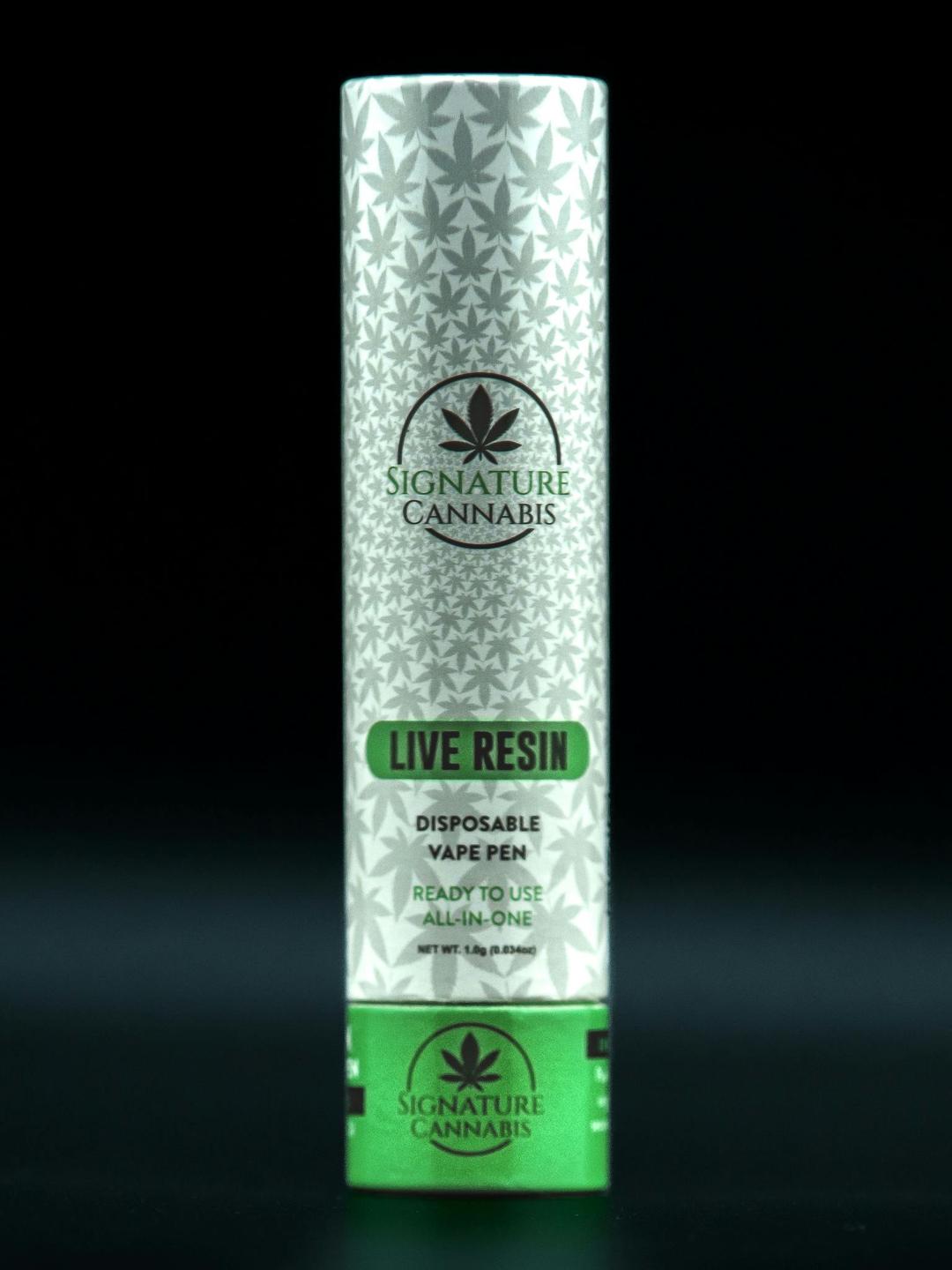 Signature Cannabis White Disposable - Garlic 2.0 (1g)