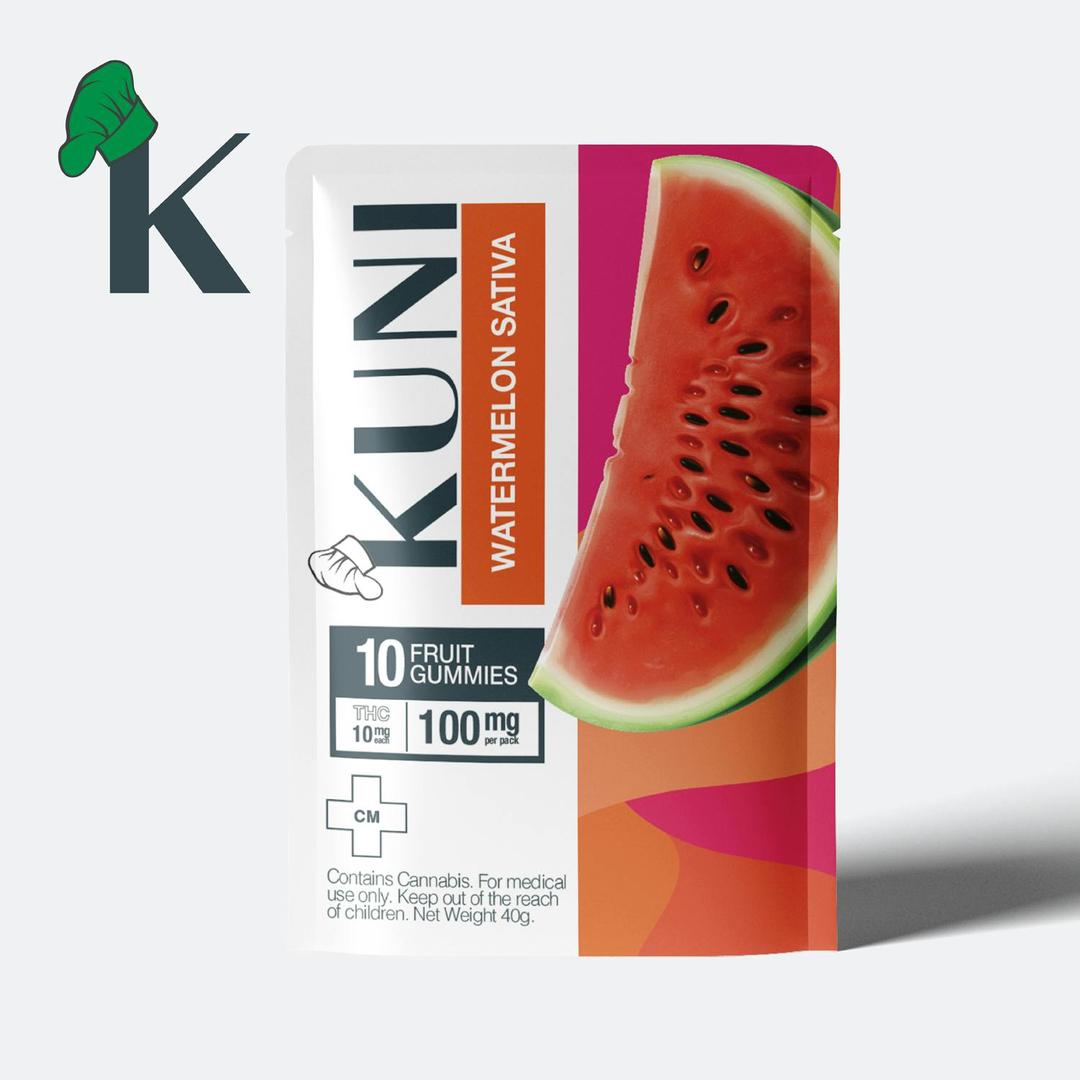 Watermelon Gummies 10mg Sativa 100mg