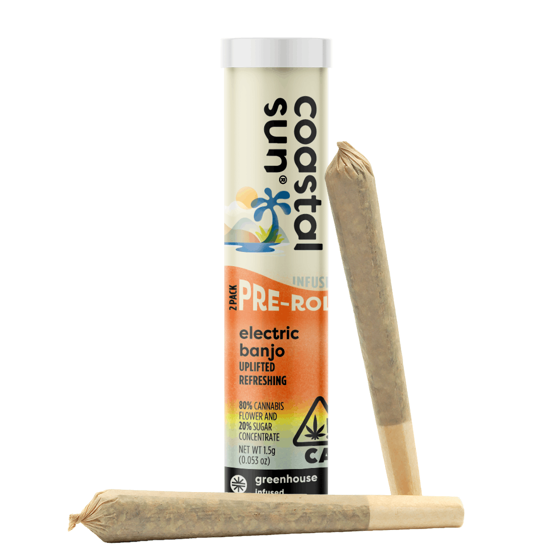 Electric Banjo Infused Greenhouse 0.75 Pre-Roll 2pk 1.5g