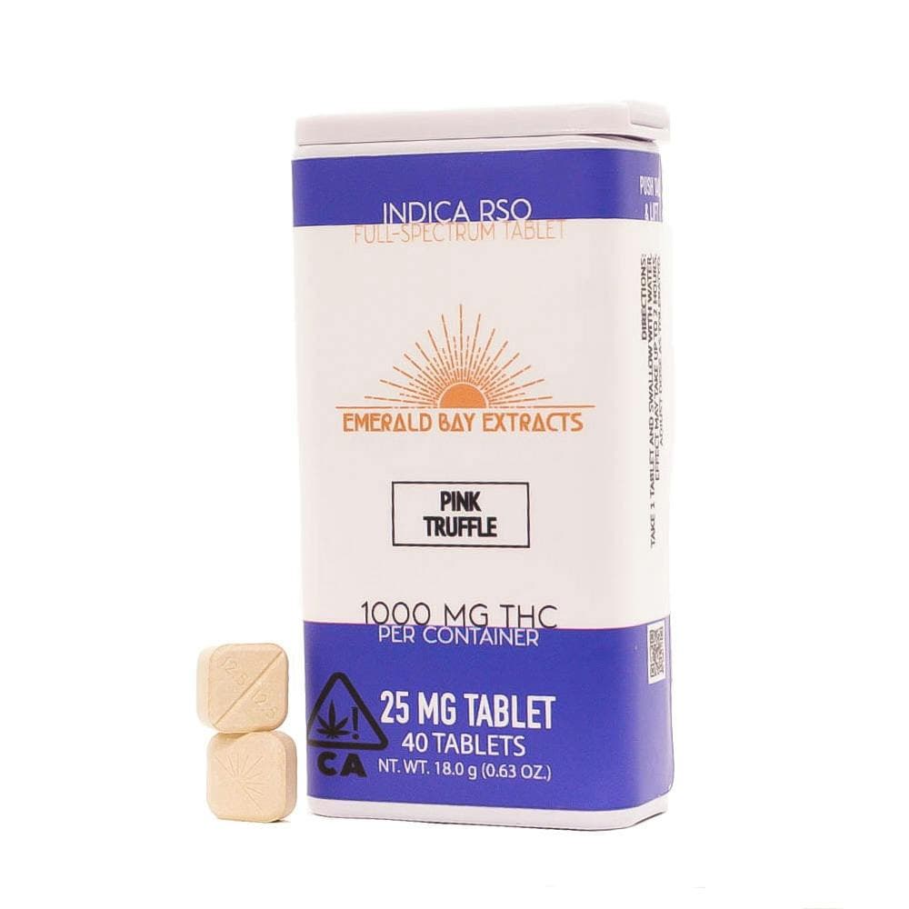 Pink Truffle RSO Tablets (25mg Tablet) [1000mg Package]