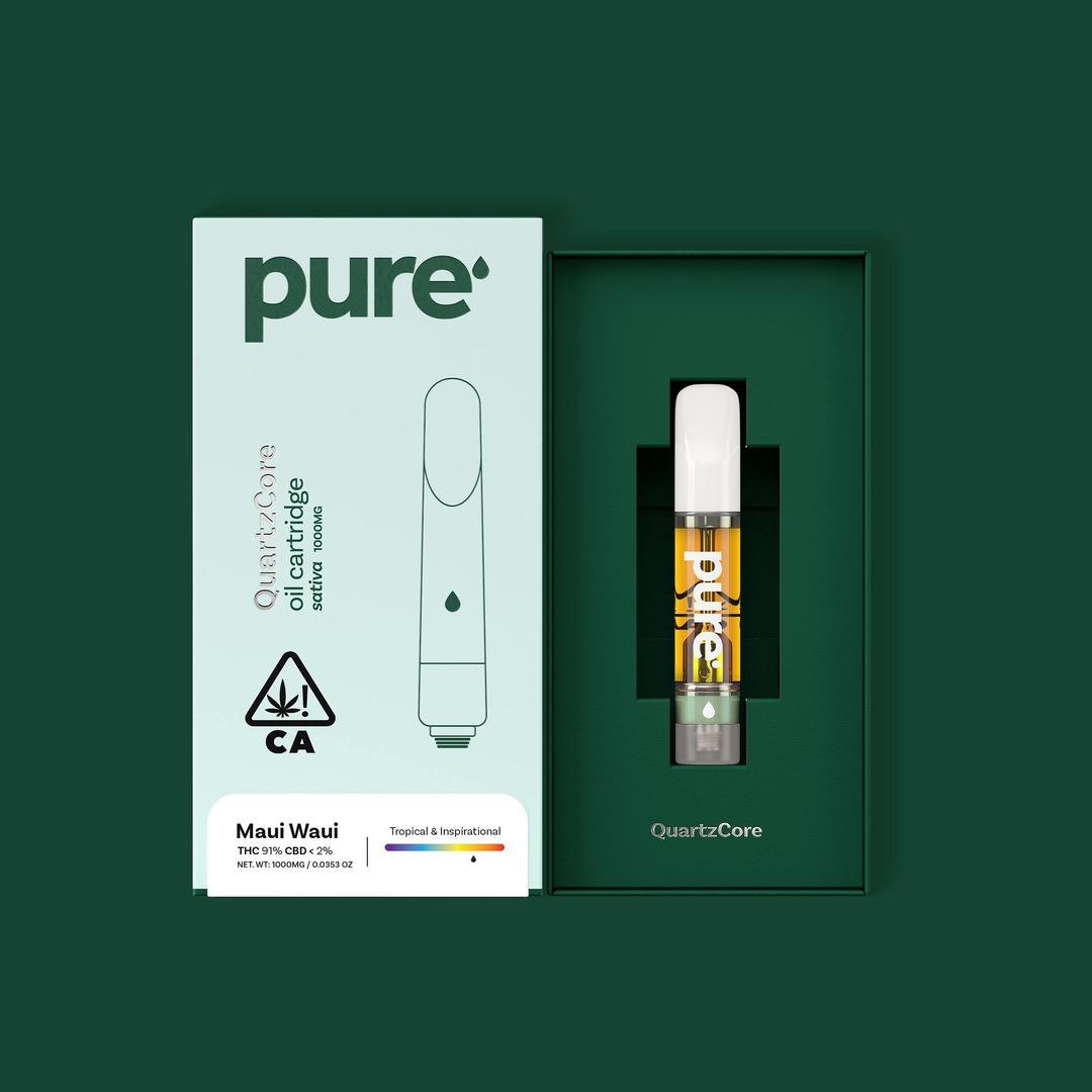 Pure QuartzCore l Maui Wowie l Sativa l 1G Cartridge