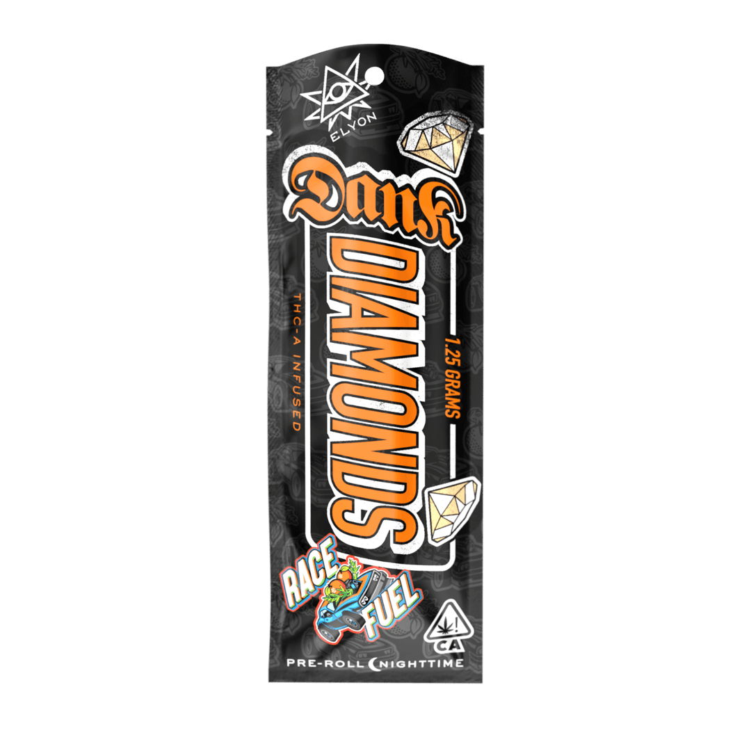 Race Fuel | Dank Diamonds Infused Pre-Roll | 1.25 Grams
