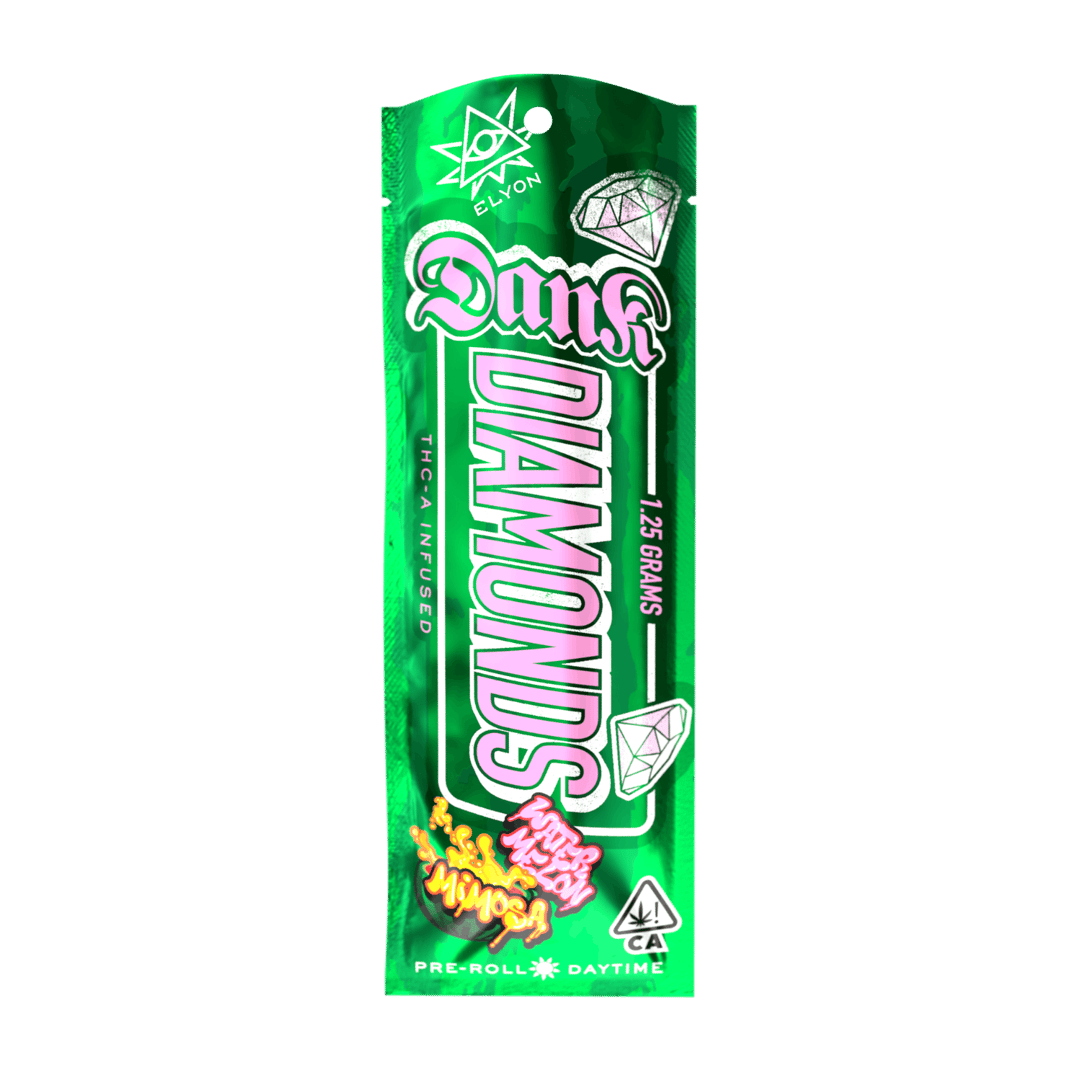 Watermelon Mimosa | Dank Diamonds Infused Pre-Roll | 1.25 Grams