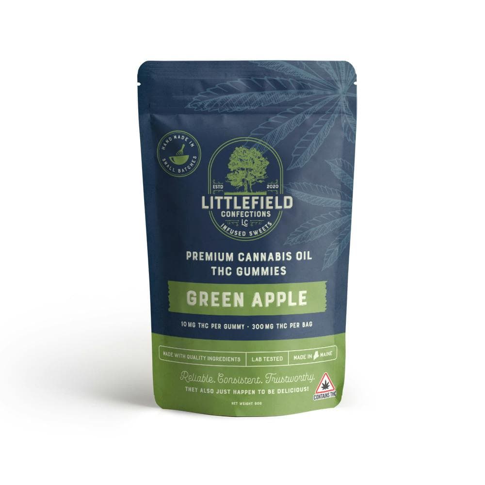 Green Apple THC Gummies 10mg/pc 300mg Total