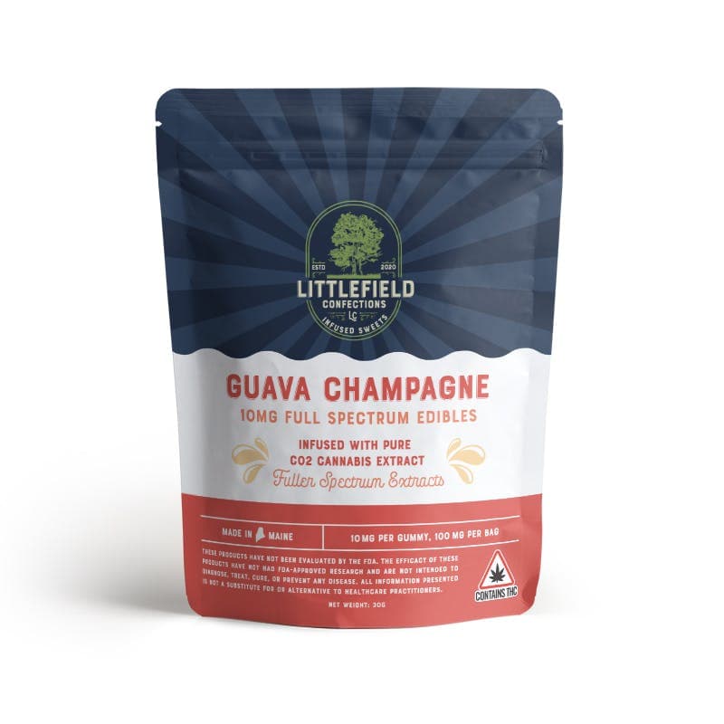 Guava Champagne Full Spectrum Gummies 10mg/pc 100mg Total