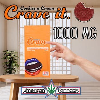 CRAVE CHOCOLATE COOKIES AND CREAM EDITION 1000MG